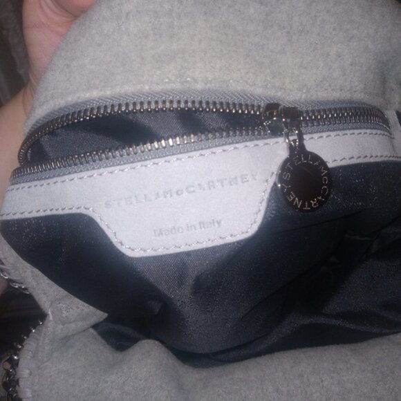 NEW Stella McCartney Faux Fur Gray Chain Tote Hobo bag - Picture 12 of 13